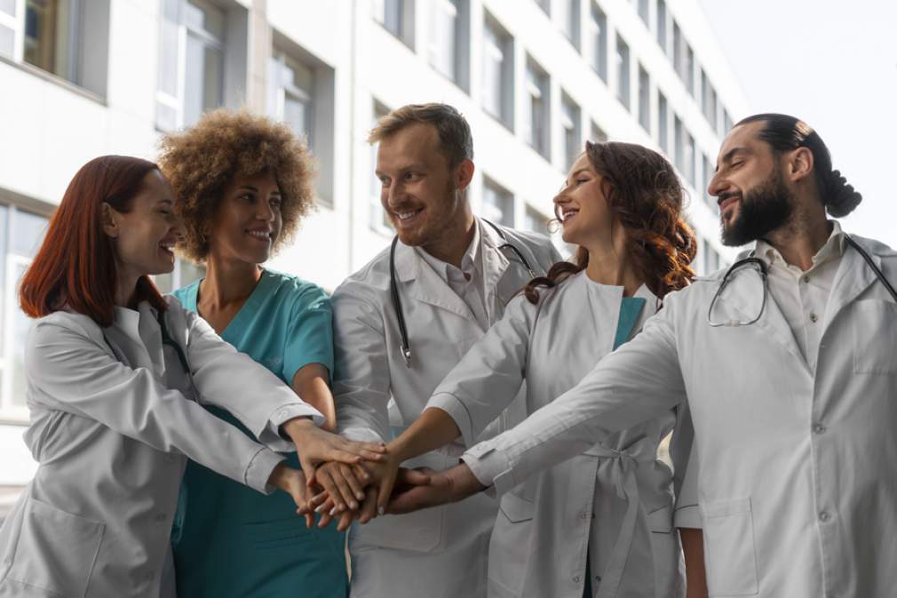 Profissionais de saúde na rede pública