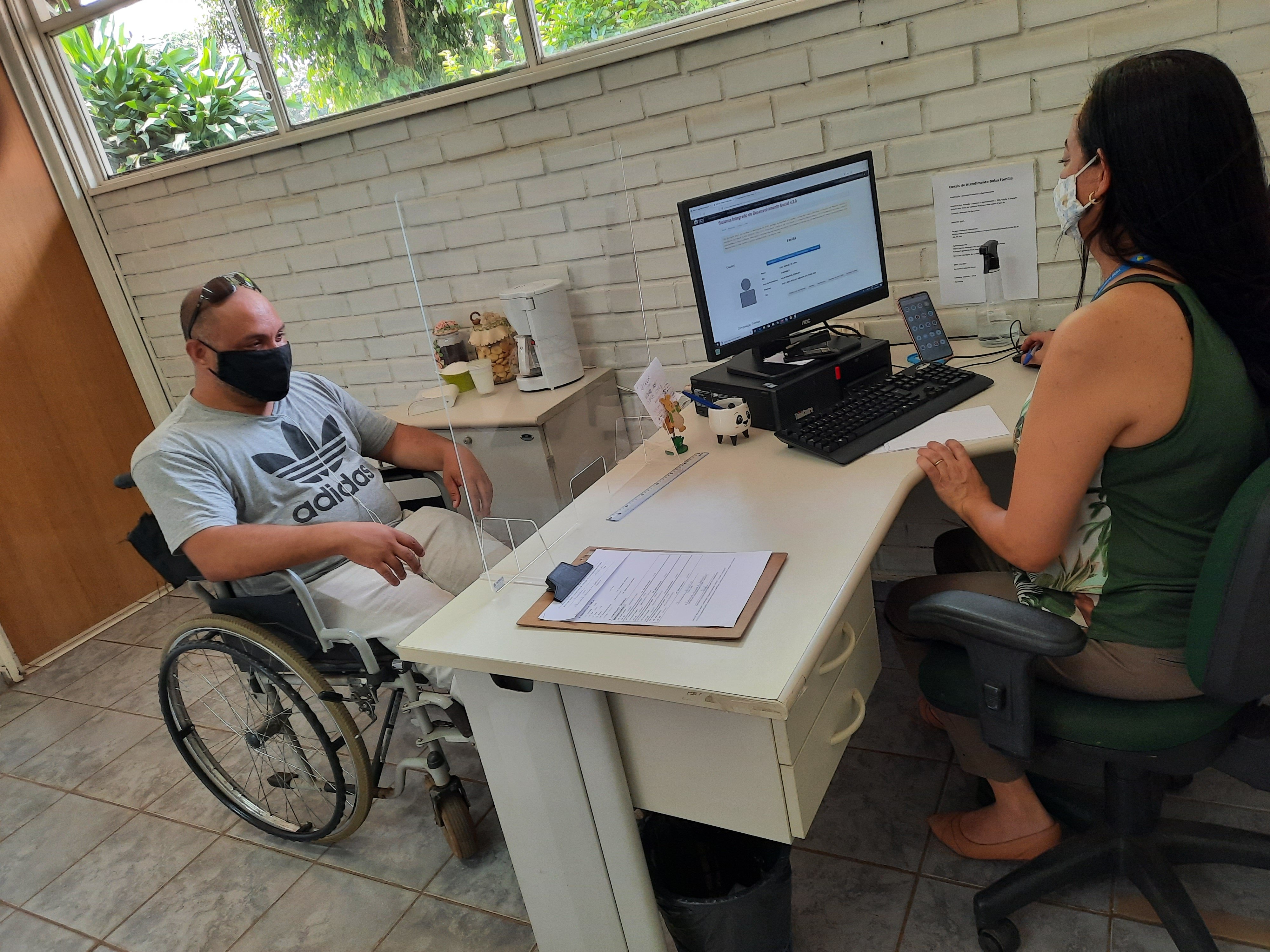 Atendimento em unidade pública de assistência social no Brasil