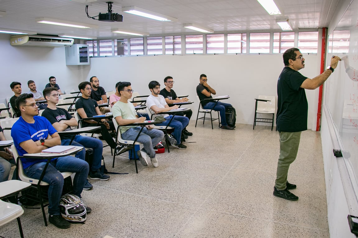 Sala de aula no ensino superior
