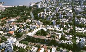 Vista aérea de Crissiumal RS em dia claro