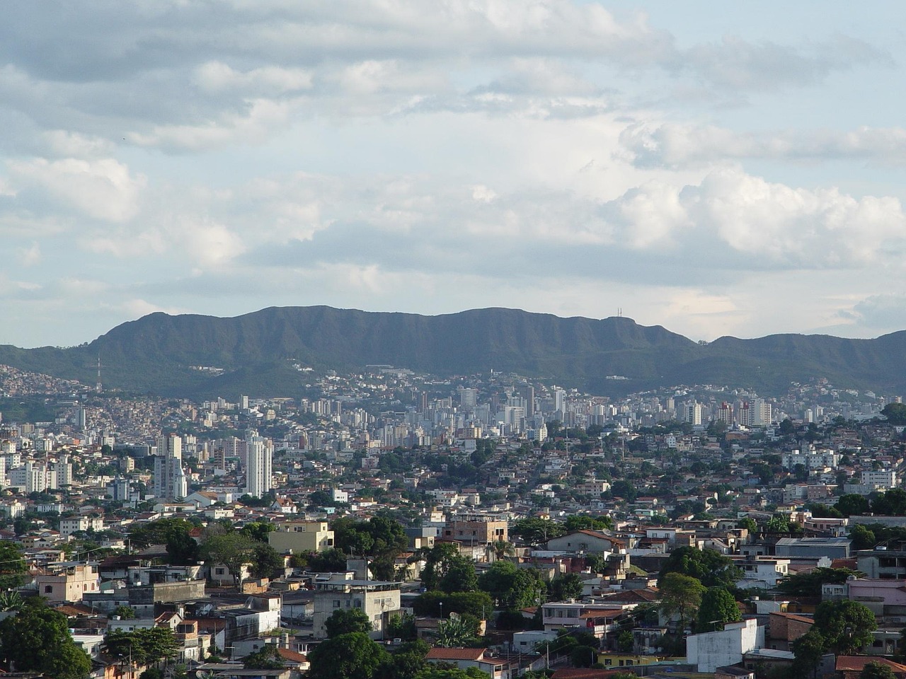 Panorama urbano de Belo Horizonte MG
