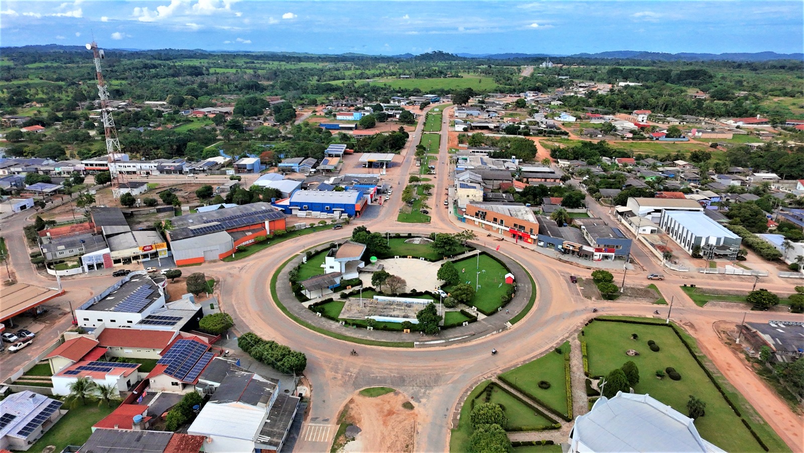 Vista aérea de Cotriguaçu MT