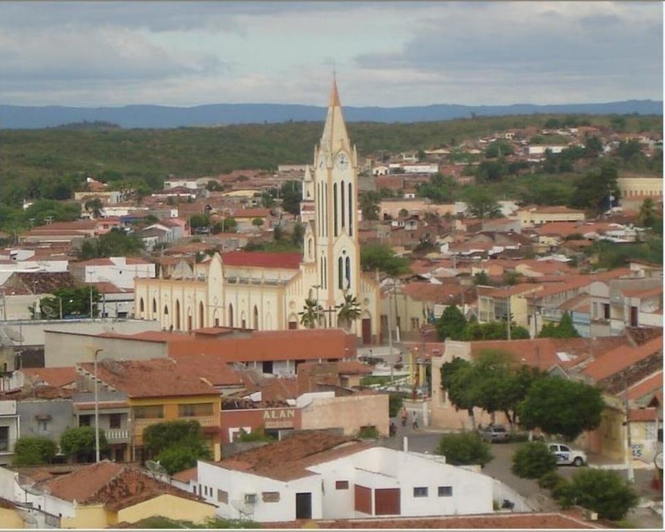 Vista de Mombaça, no sertão do Ceará