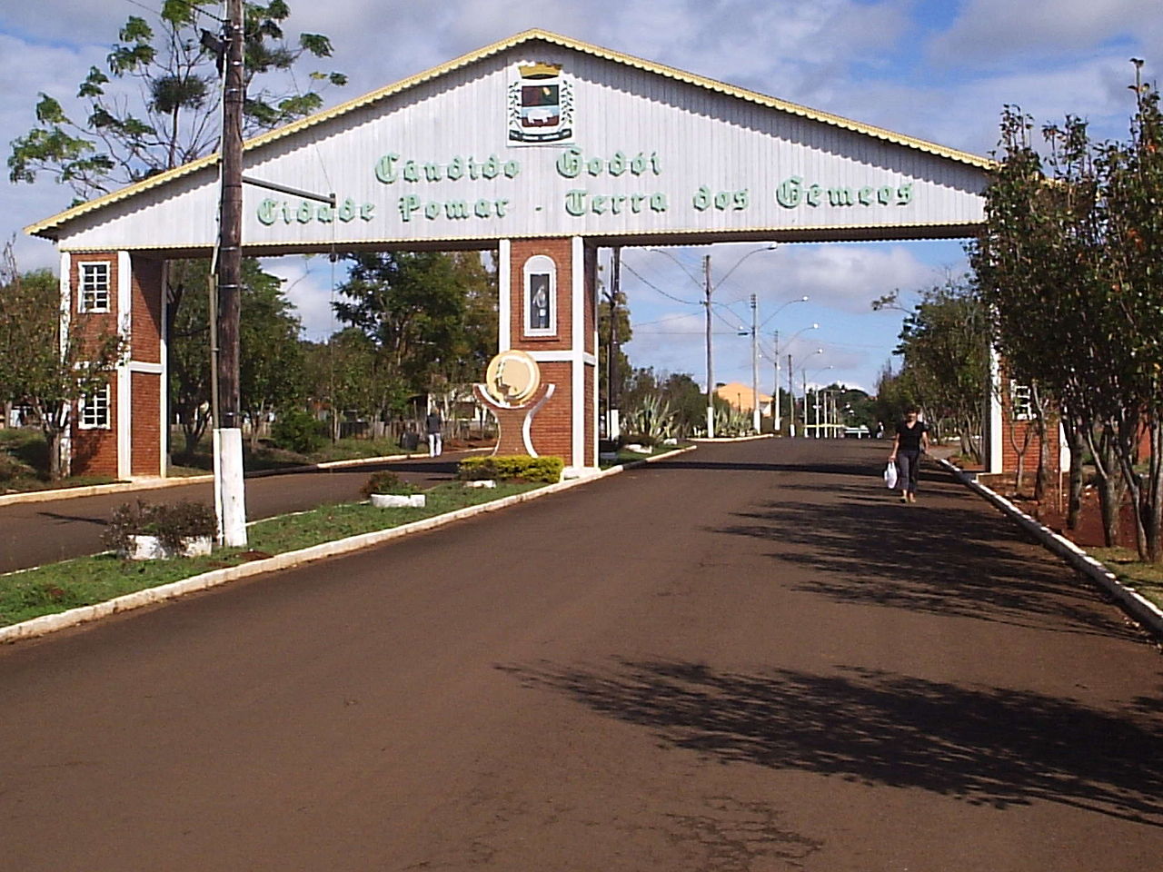 Entrada de Cândido Godói, no Noroeste do RS