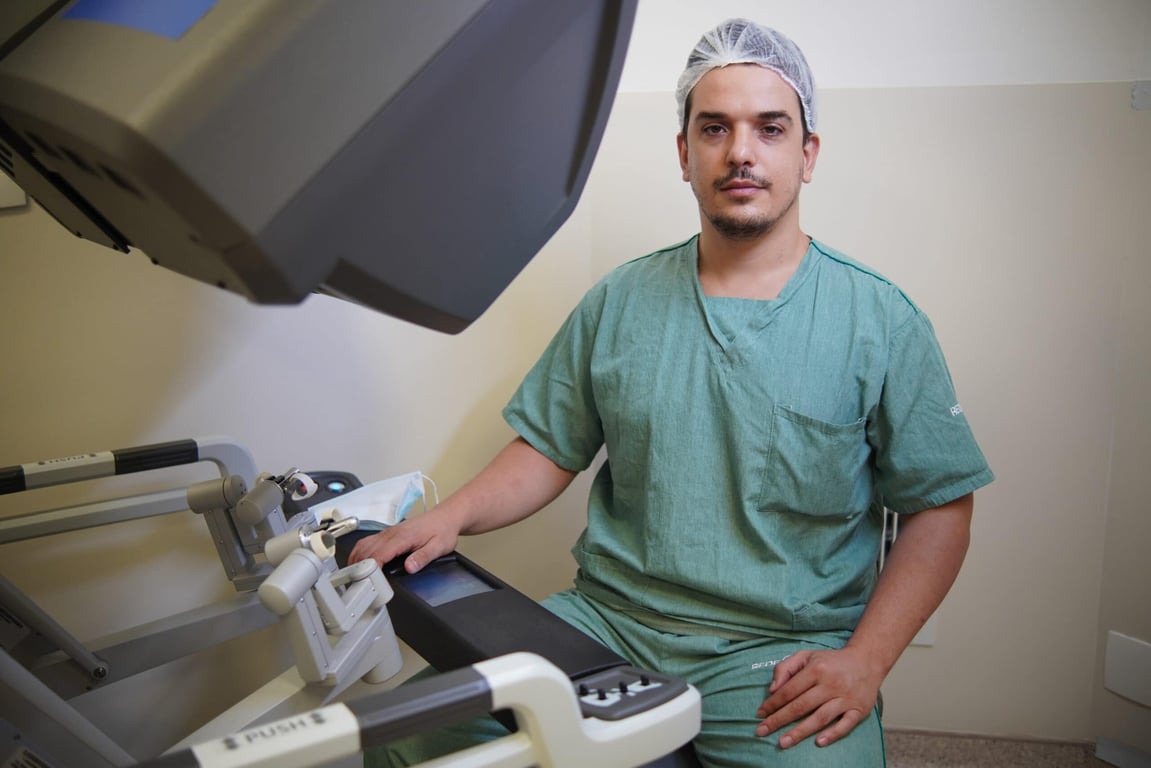Profissional de saúde em ambiente hospitalar