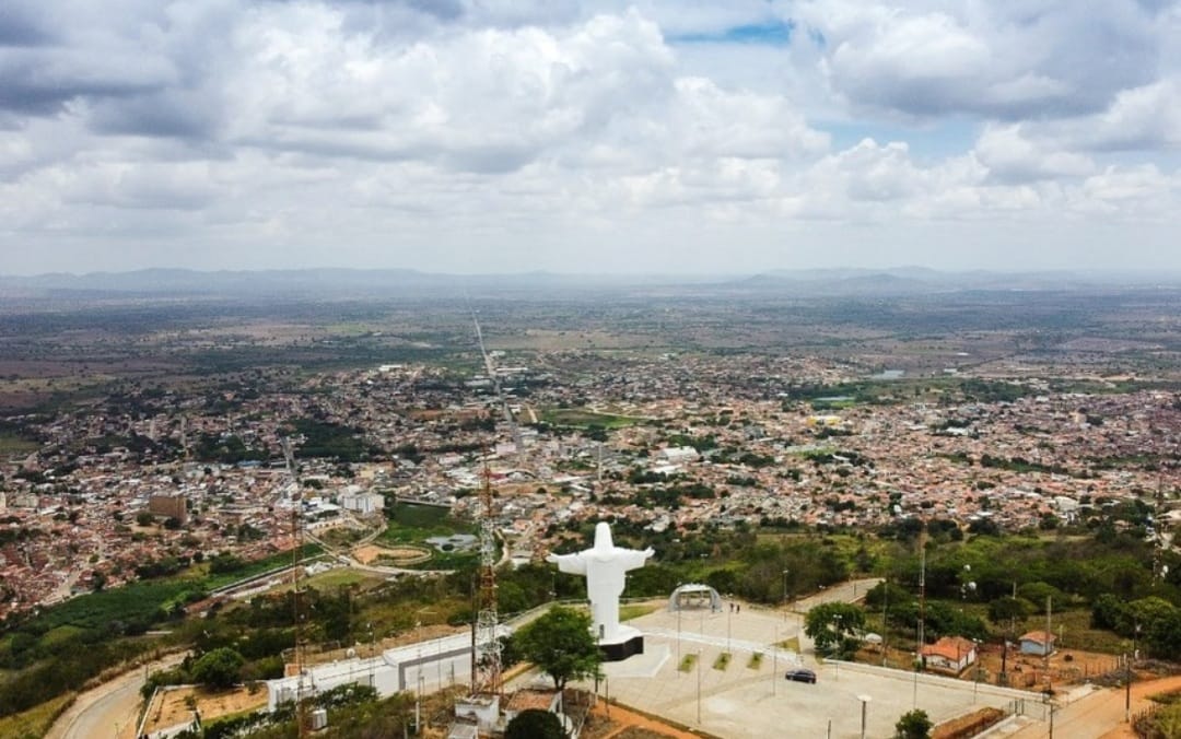 Vista aérea de Palmeira dos Índios AL, no agreste alagoano