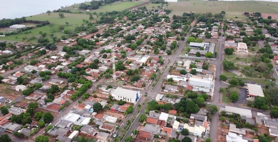 Vista aérea de Euclides da Cunha Paulista SP