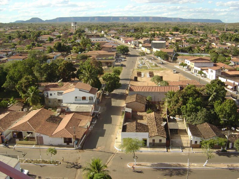 Vista aérea de Corrente PI