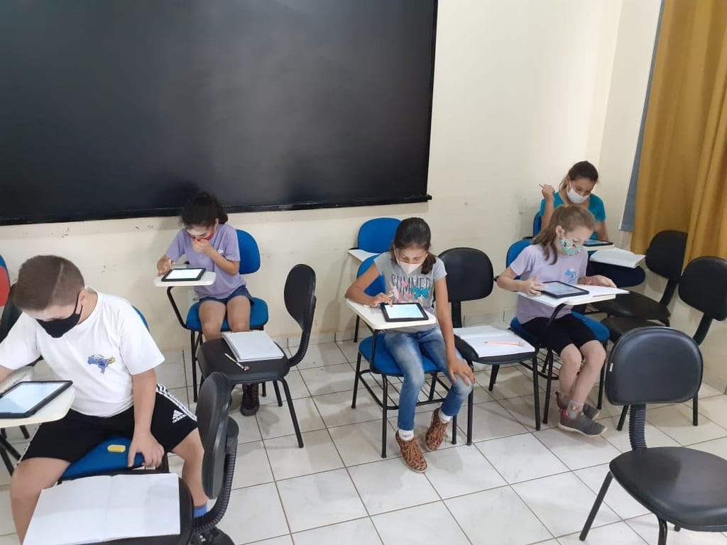 Sala de aula da rede pública