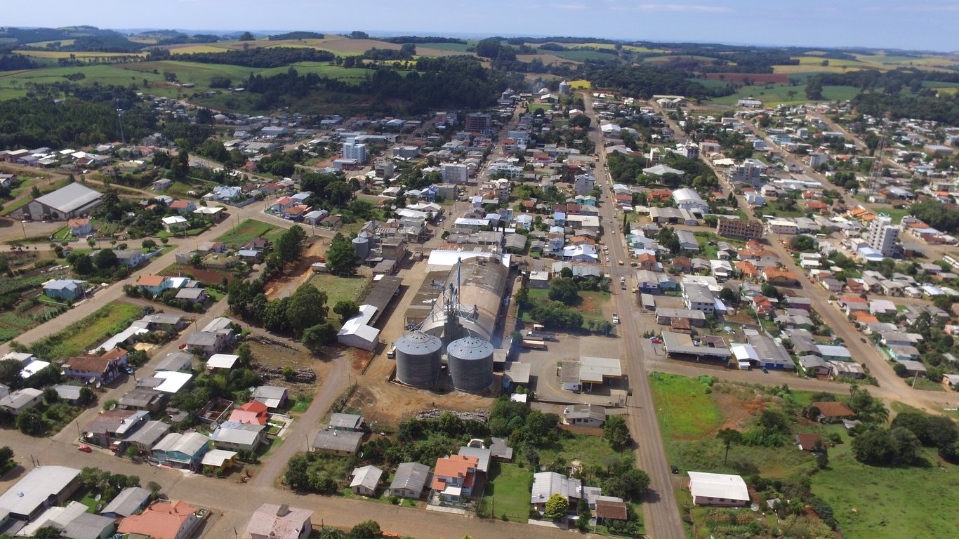 Vista aérea de Ibiraiaras RS
