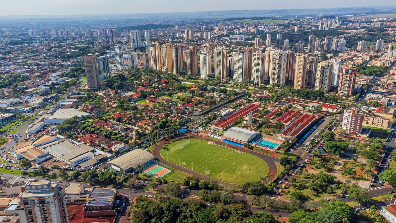 Vista aérea do Jardim Ângela, zona sul de São Paulo