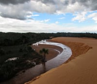 Paisagem rural em Água Limpa GO