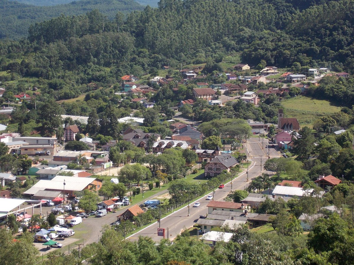 Paisagem urbana no interior do RS