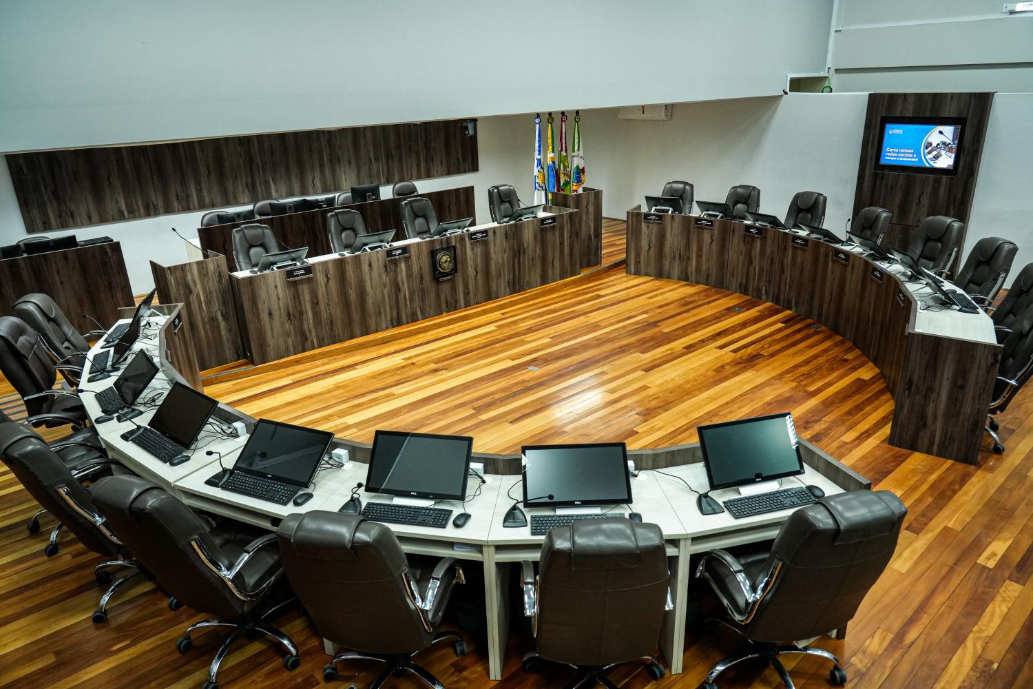 Plenário de câmara municipal (imagem ilustrativa)