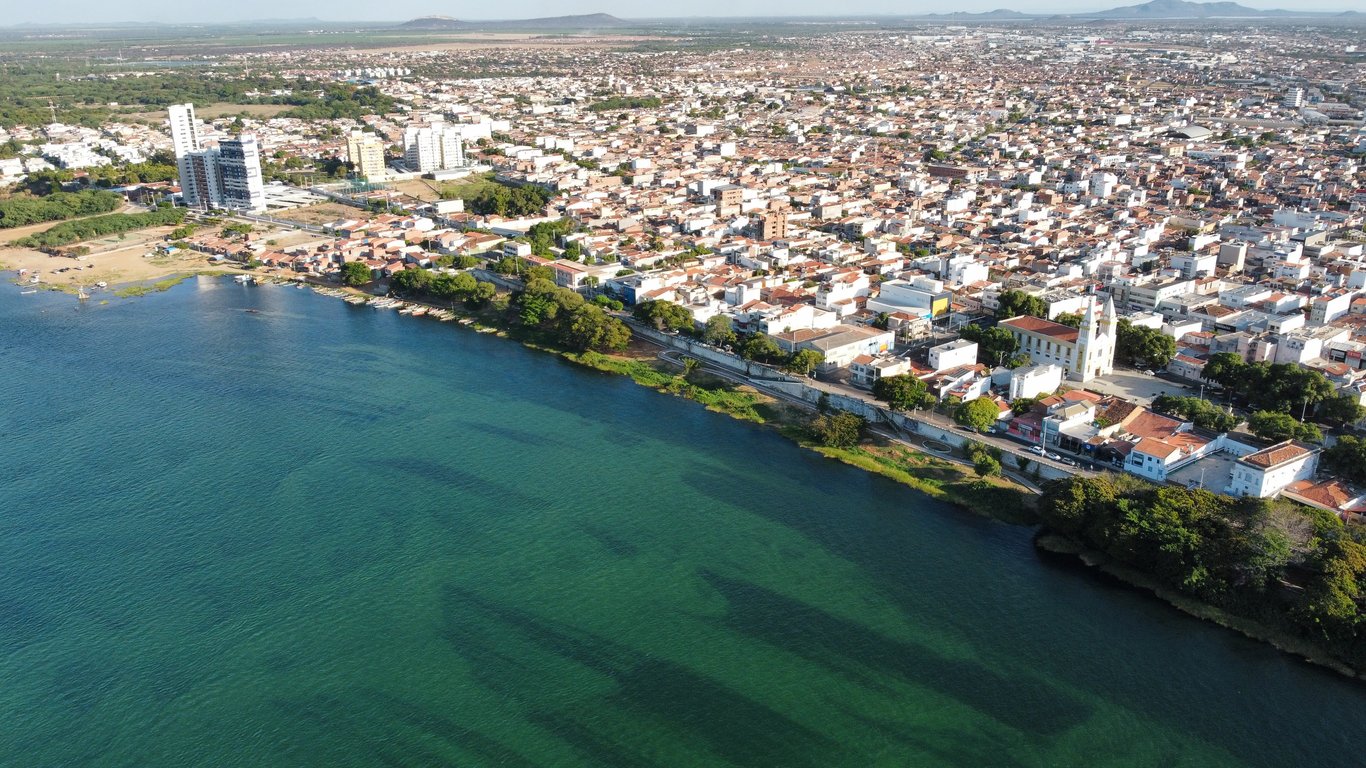 Vista aérea de Paulistana, no semiárido piauiense