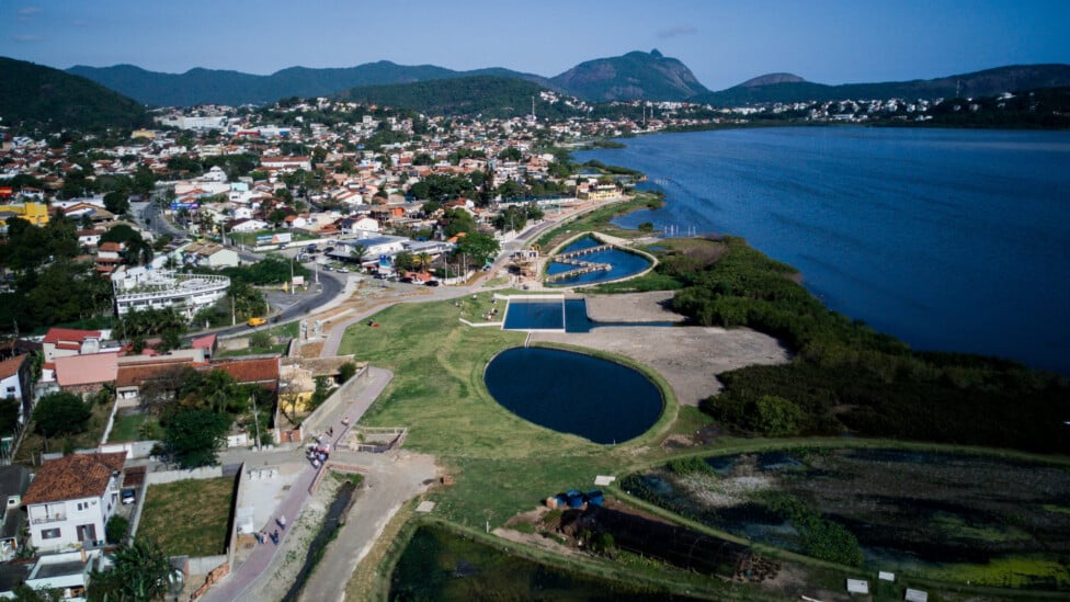 Vista aérea de Piratininga SP