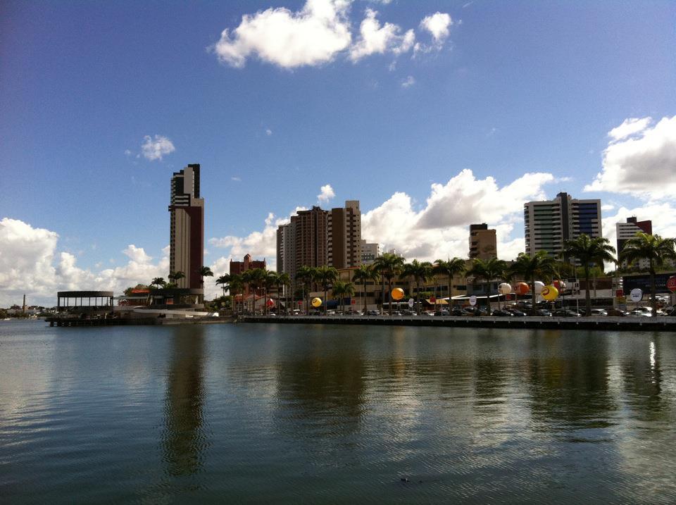 Vista urbana de Marília SP ao entardecer