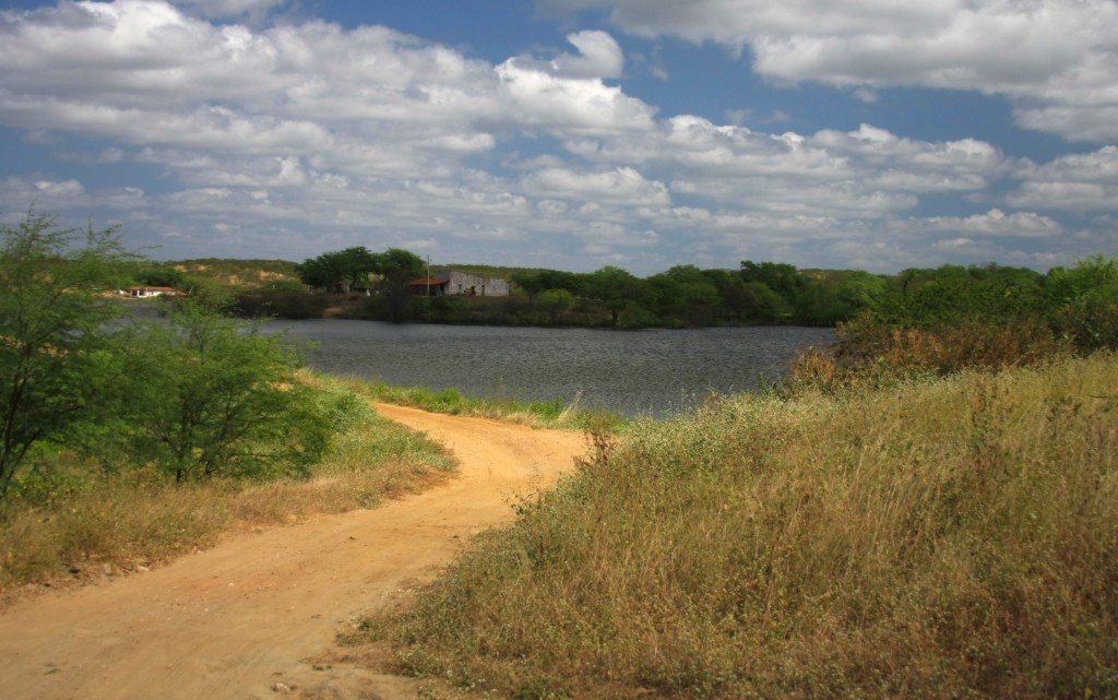 Estrada vicinal e paisagem rural típica do Norte Pioneiro do Paraná