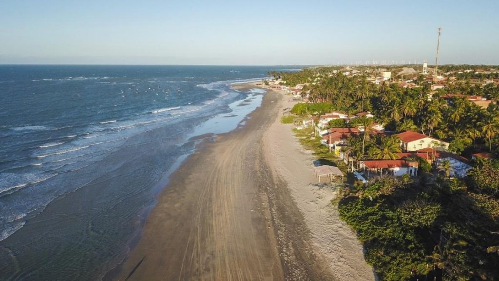 Litoral de Itapipoca, no Ceará