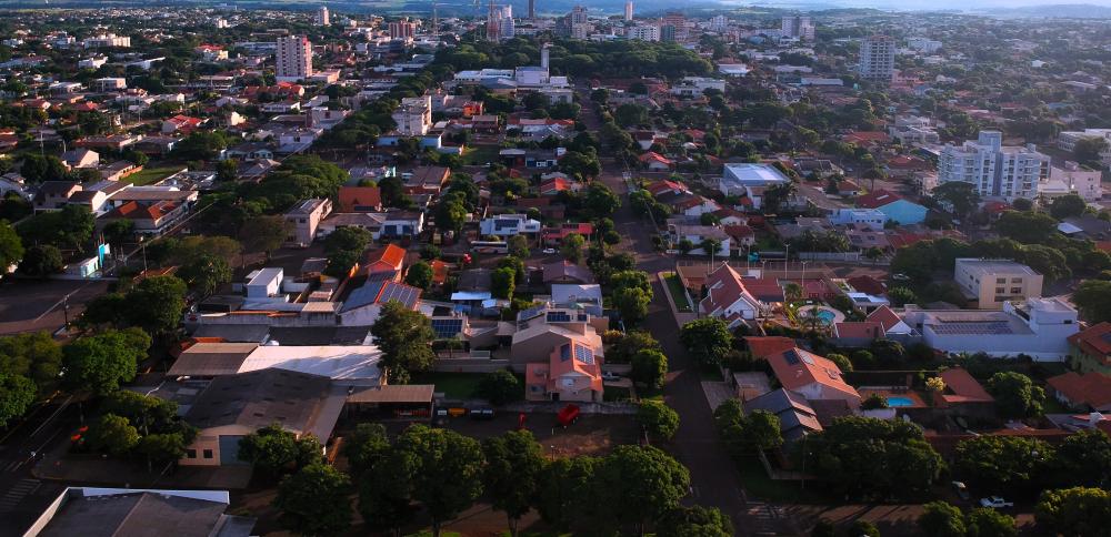Vista aérea de Rondon (PR)