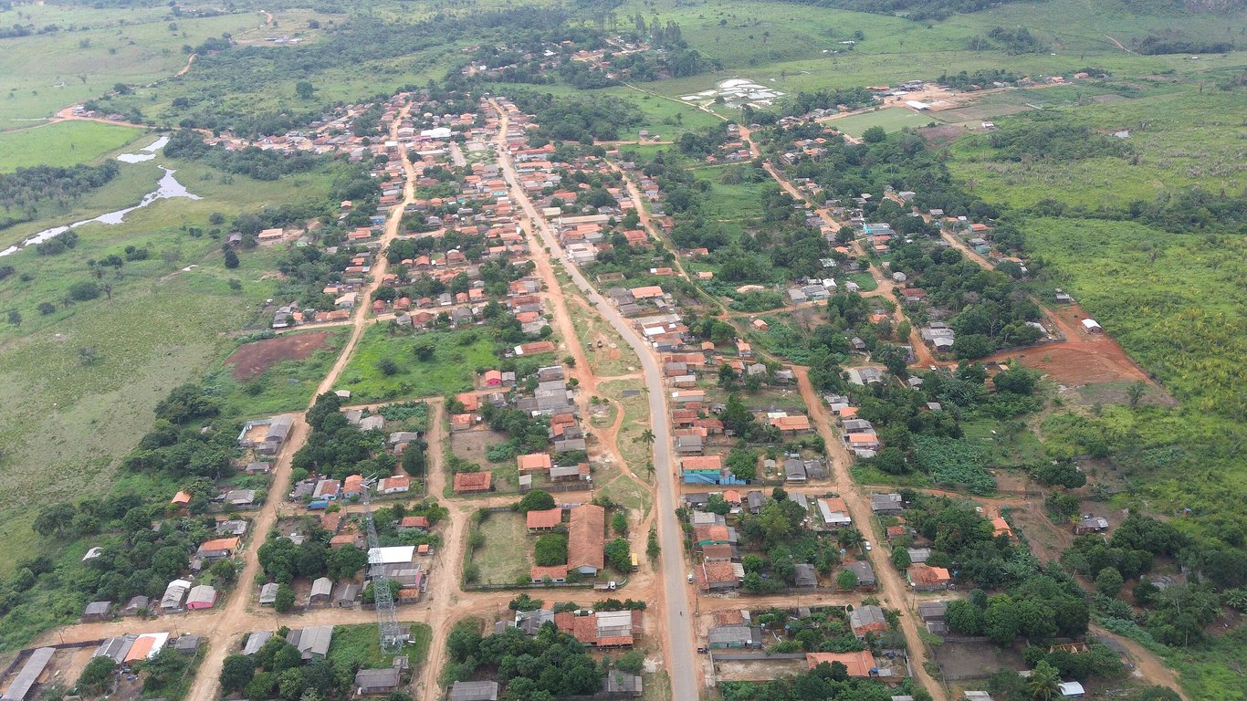 Vista aérea urbana de Novo Repartimento (PA)