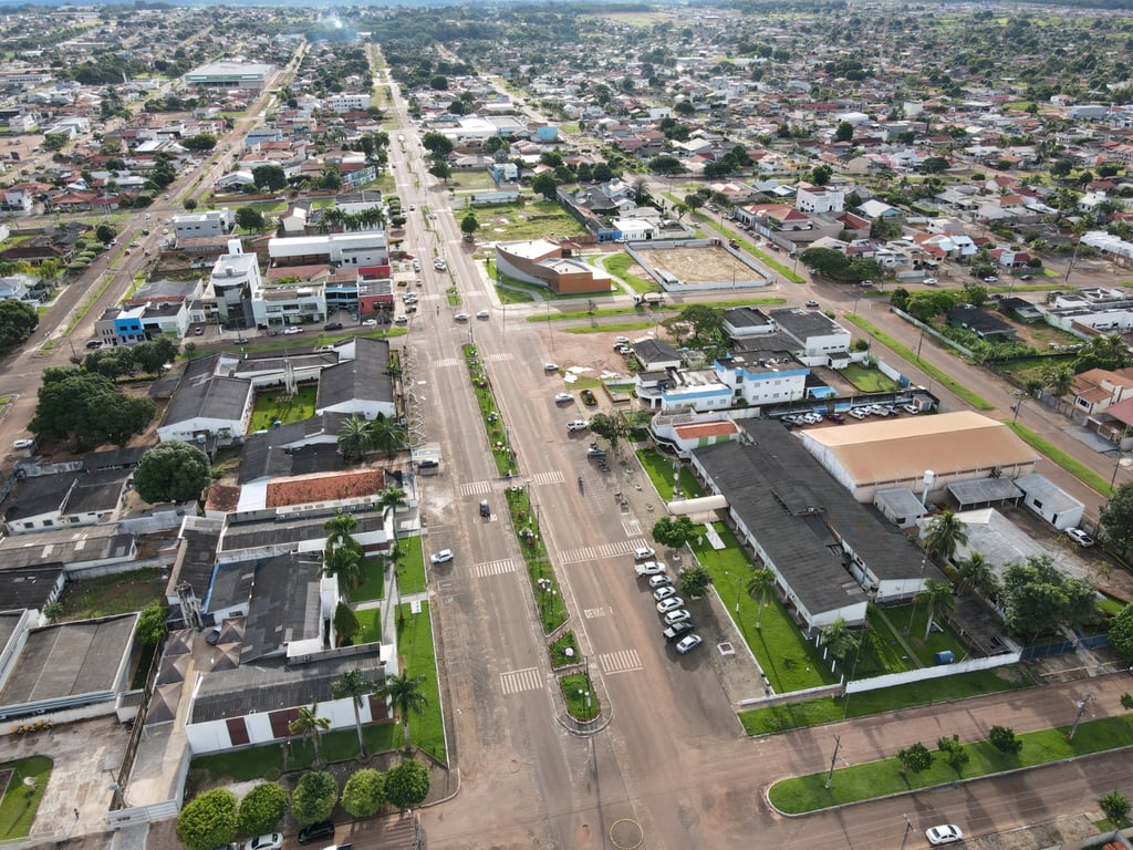 Vista aérea de Rolim de Moura RO