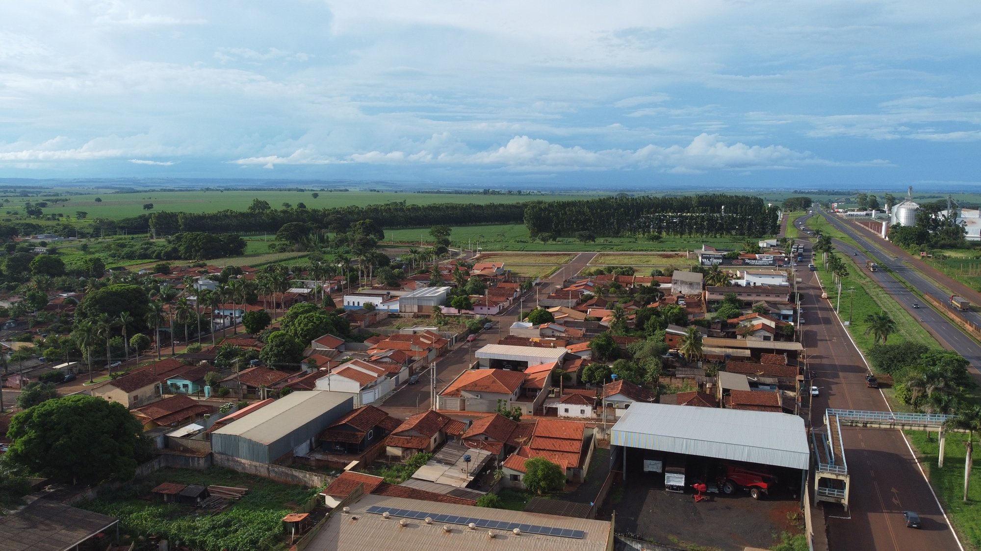 Paisagem urbana no Sul de Minas