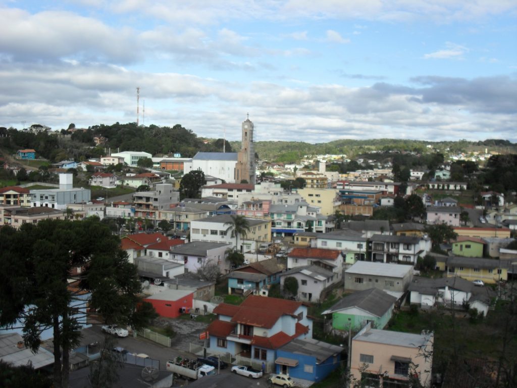 Vista urbana no Oeste de Santa Catarina