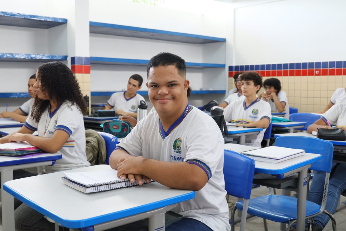 Sala de aula inclusiva na rede pública