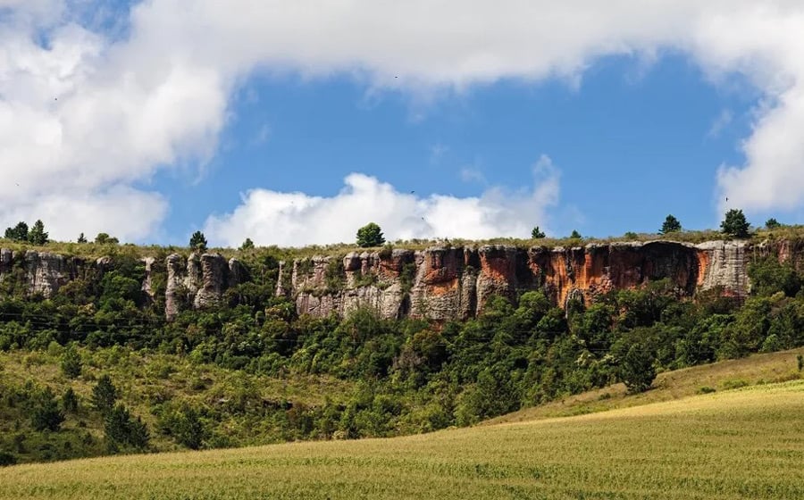 Escarpa Devoniana em São Luiz do Purunã, distrito de Balsa Nova PR