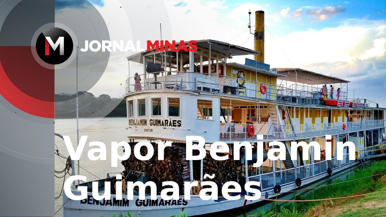 Vapor Benjamim Guimarães no Rio São Francisco, em Pirapora MG