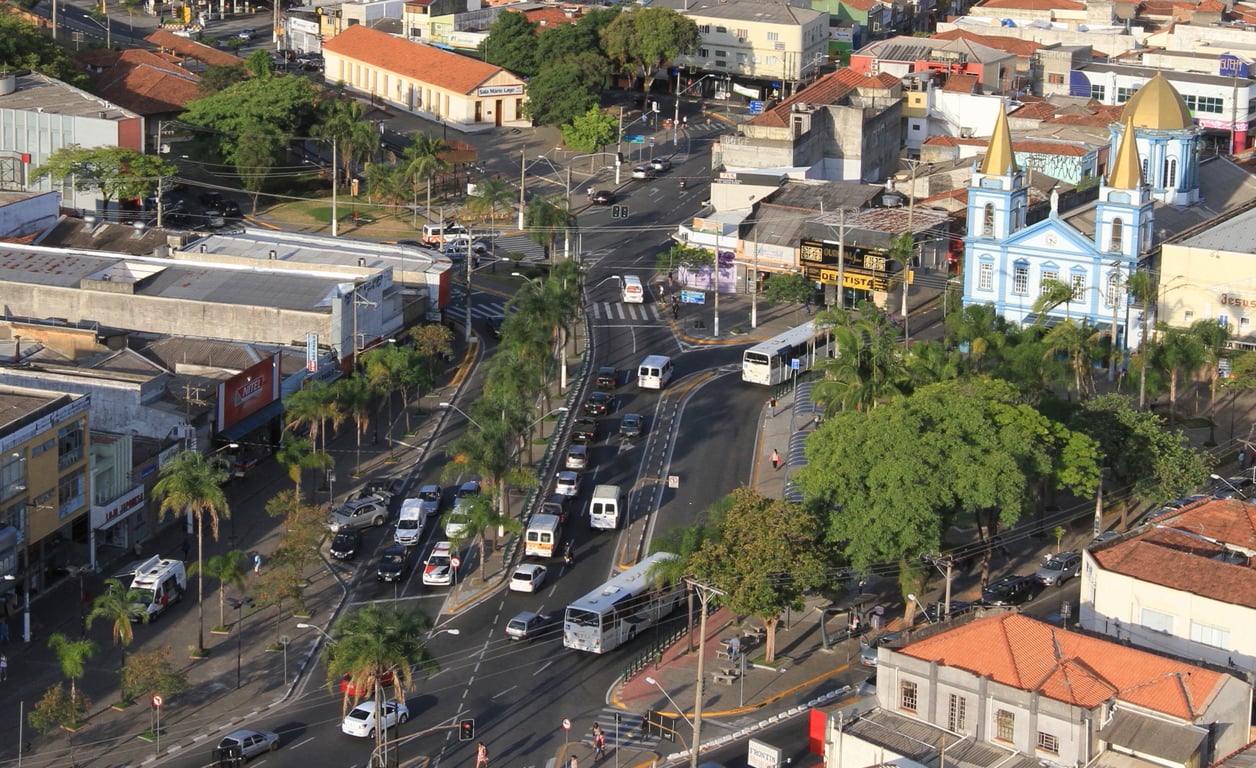 Vista urbana de Jacareí SP