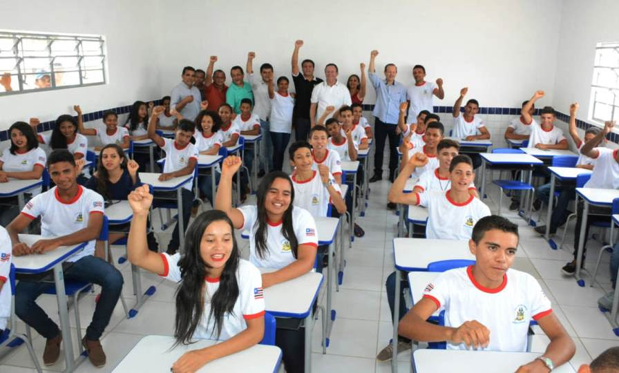 Sala de aula na rede pública do Maranhão