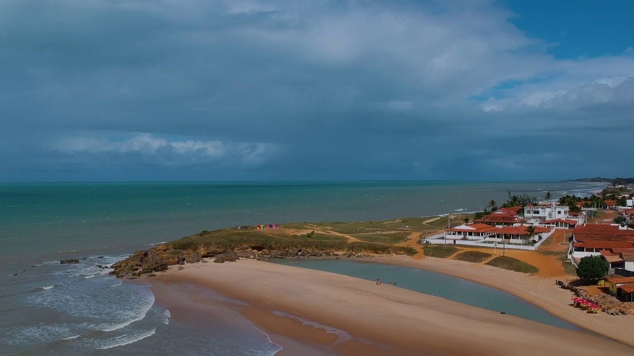 Orla de Touros RN ao entardecer