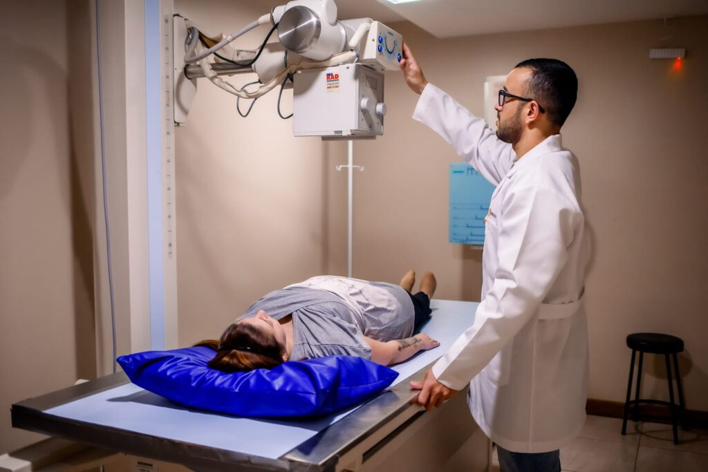 Ambiente de exames de imagem (radiologia)