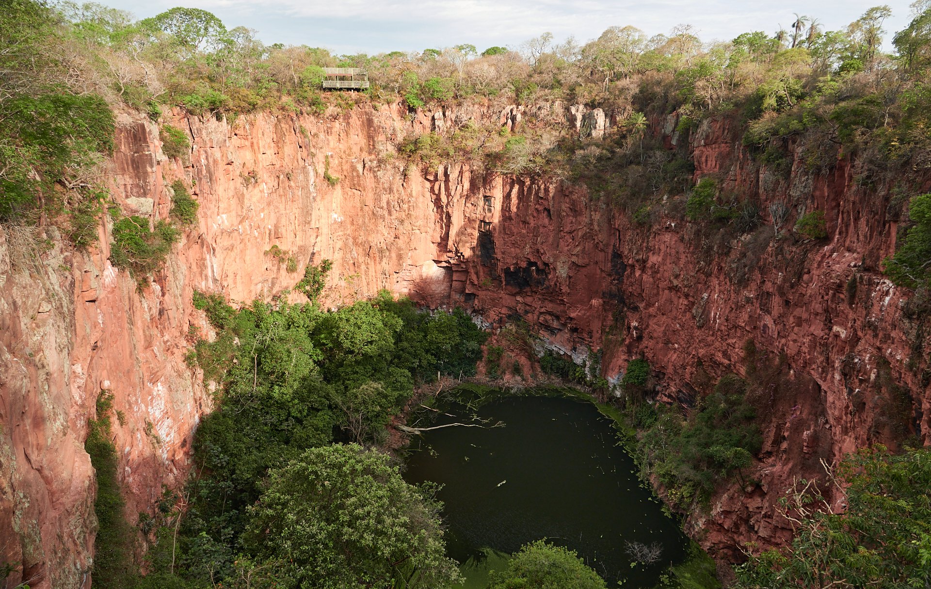 Paisagem do Buraco das Araras, em Jardim MS