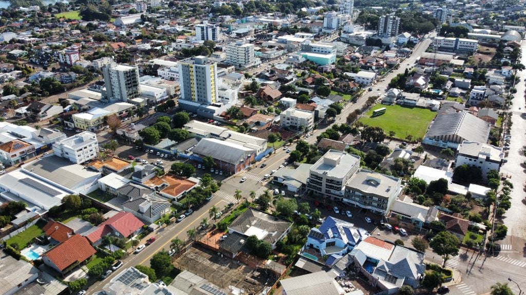 Vista aérea de Não-Me-Toque RS