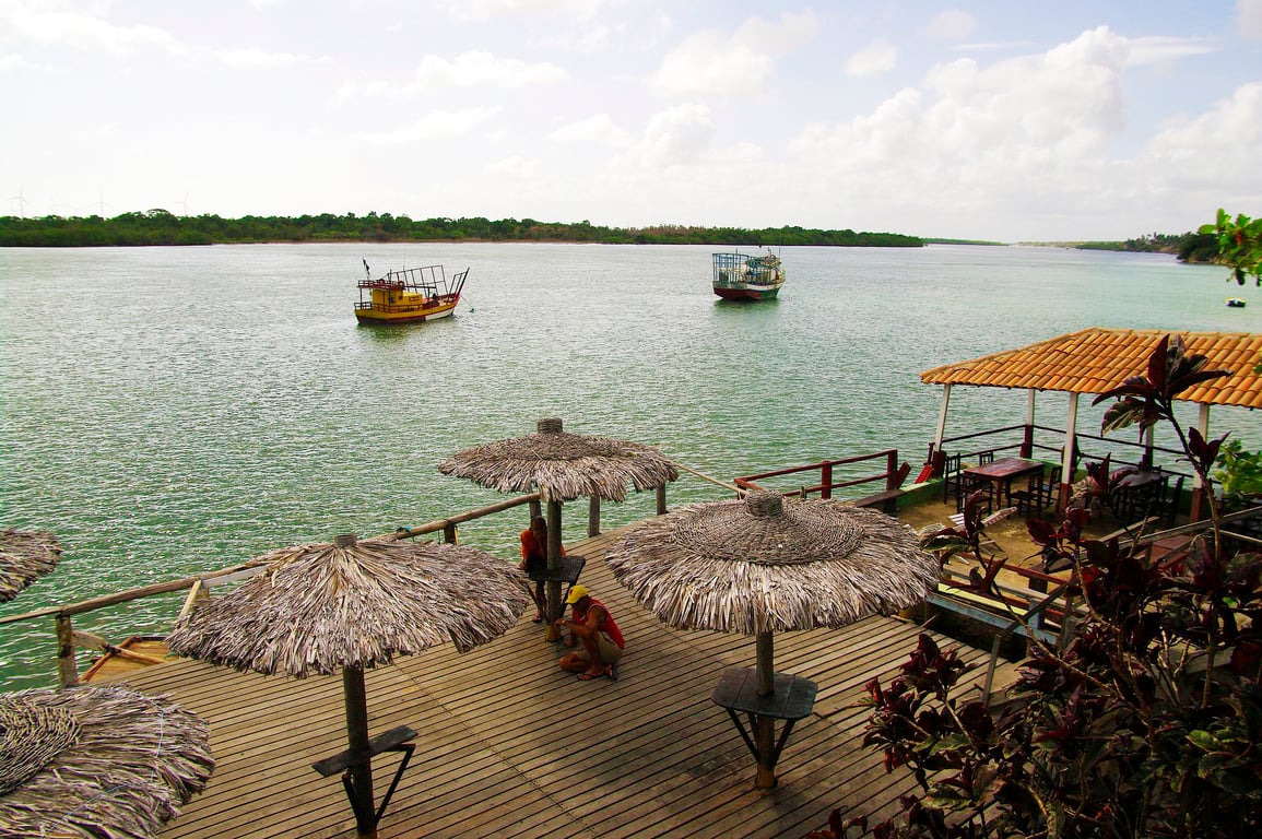 Rio Jaguaribe em Quixeré CE