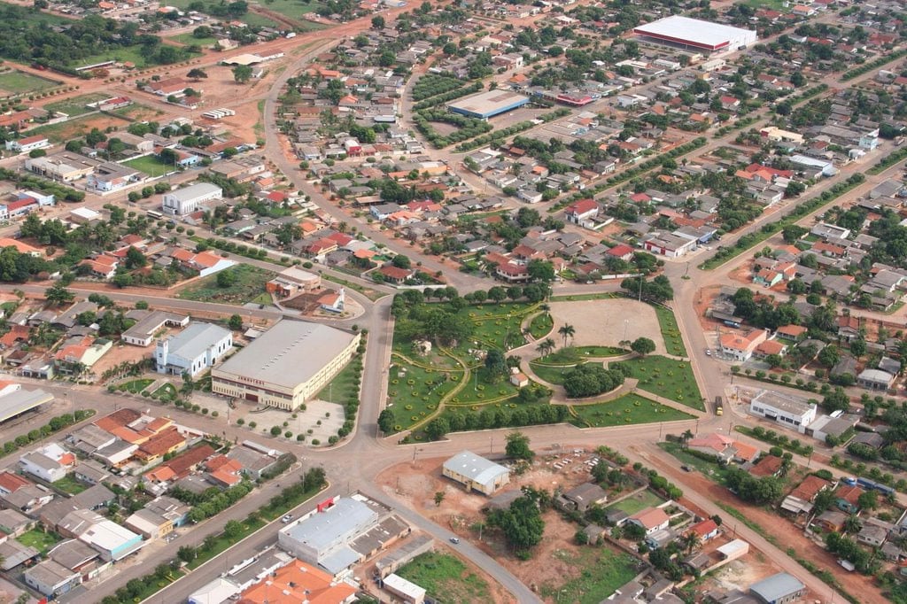 Vista aérea de Colíder MT