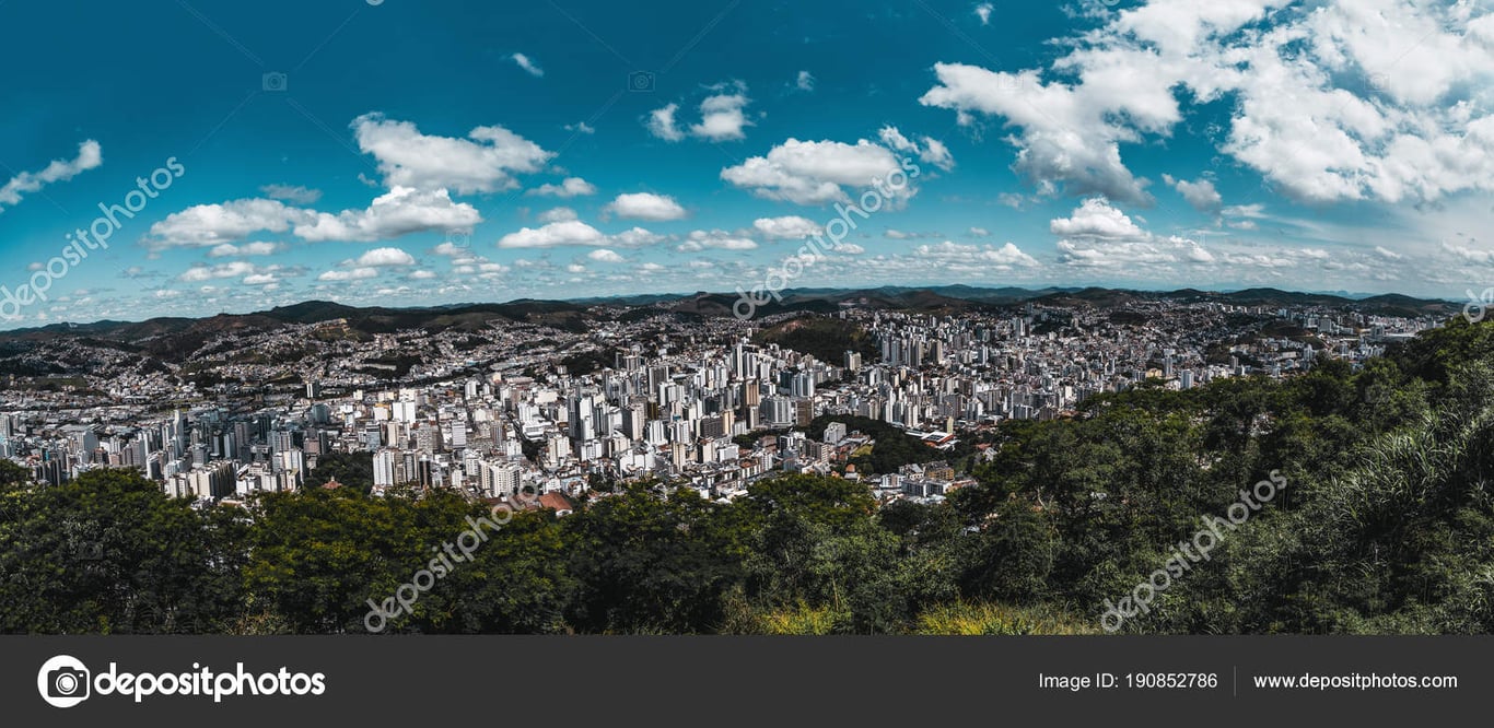 Vista aérea de Juiz de Fora, MG