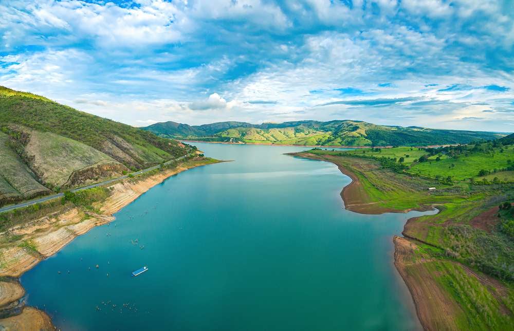 Lago de Furnas, no Sul de Minas Gerais