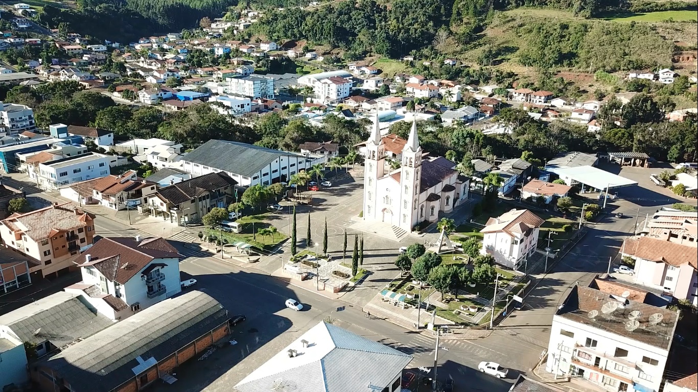 Vista aérea de Salto Veloso SC