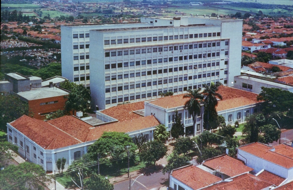 Vista aérea do campus da Unesp em Araraquara