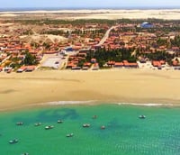 Vista aérea de Itapipoca CE, município sede do Hospital Regional de Itapipoca.