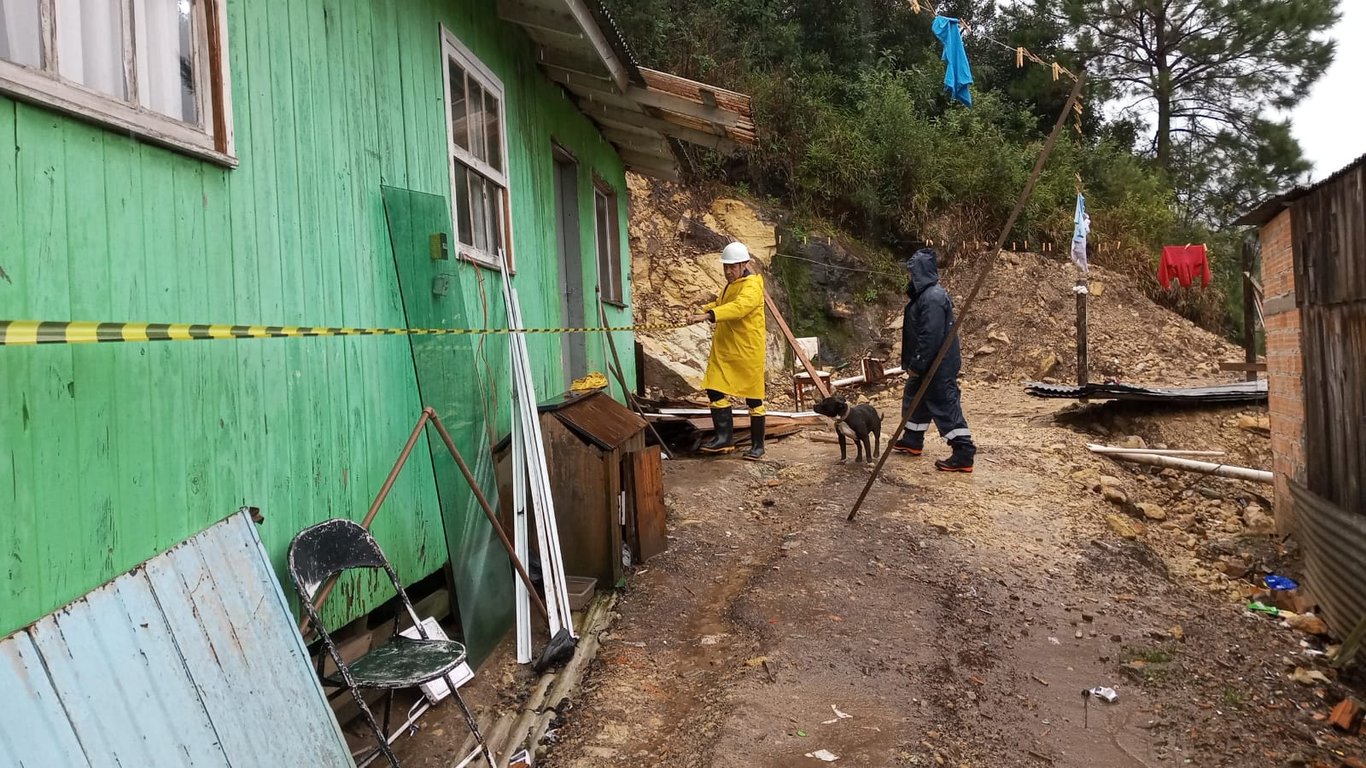 Vista aérea de Lages, na Serra Catarinense