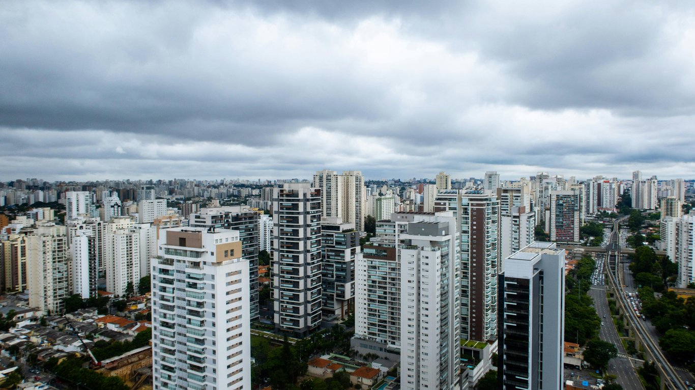 Panorama urbano de Bauru, interior de São Paulo