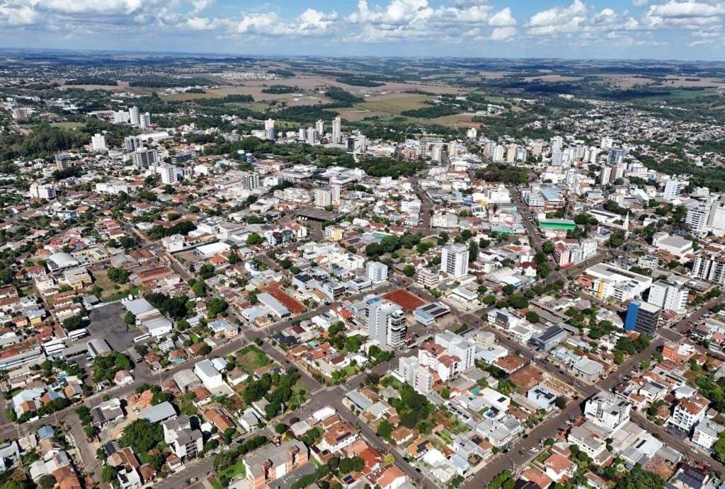 Vista aérea de Santa Rosa RS