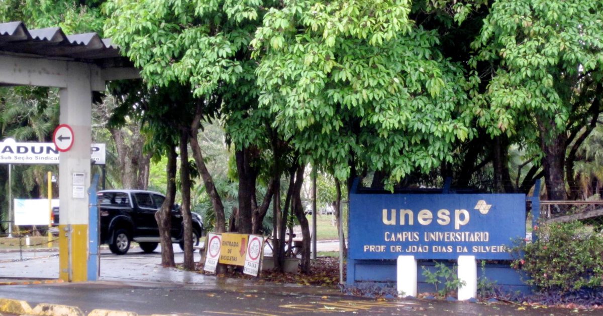 Entrada do campus da UNESP em Rio Claro