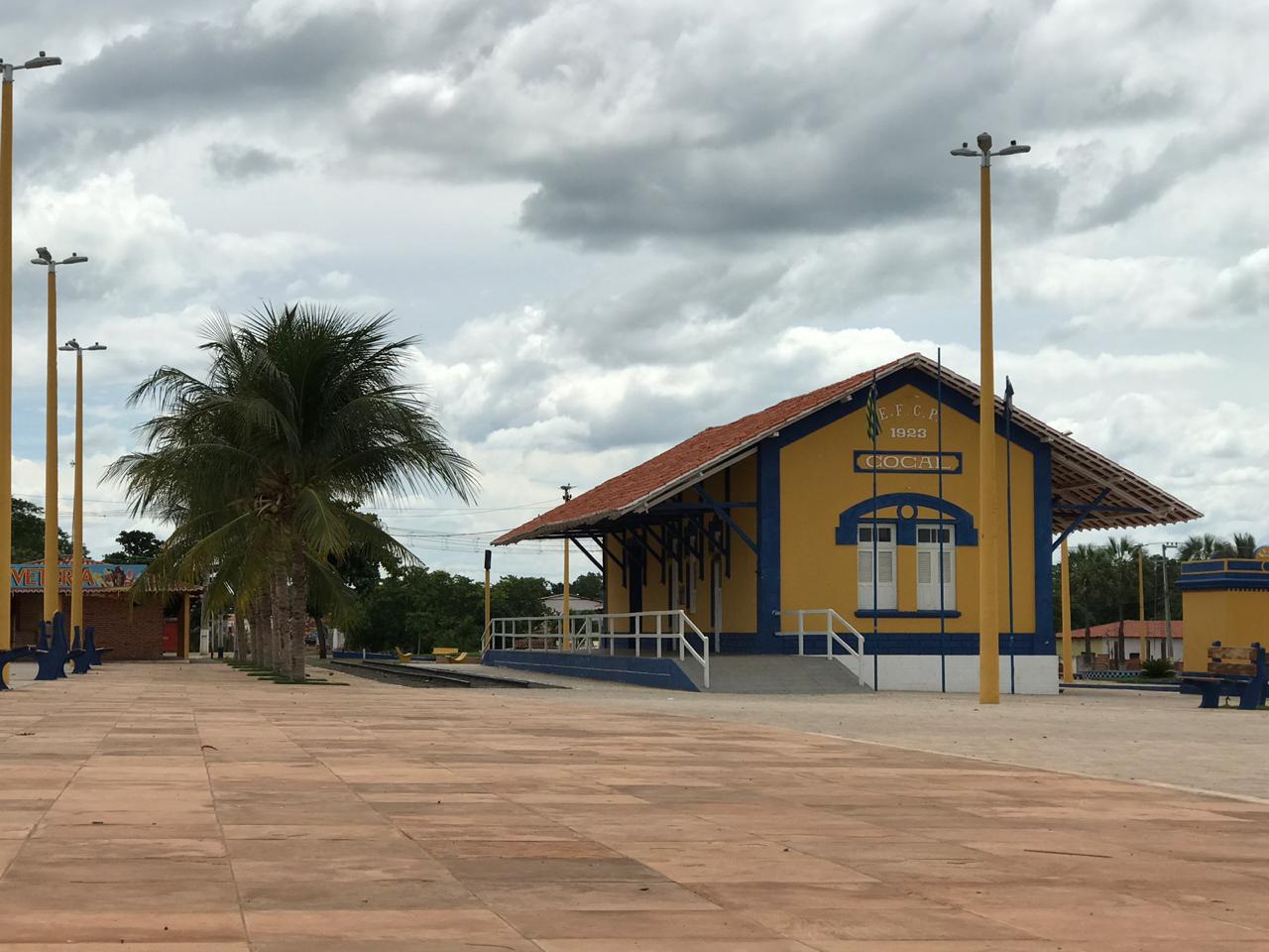 Praça central de Cocal PI
