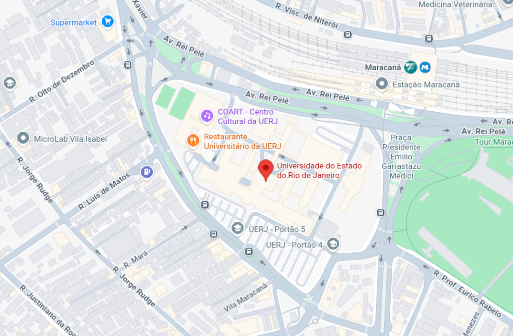 Fachada do campus Maracanã da UERJ